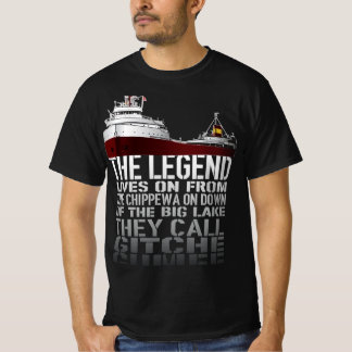 Edmund Fitzgerald Unisex voor mannen en vrouwen. T-shirt