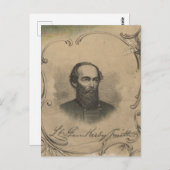 Edmund Kirby Smith Briefkaart (Voorkant / Achterkant)