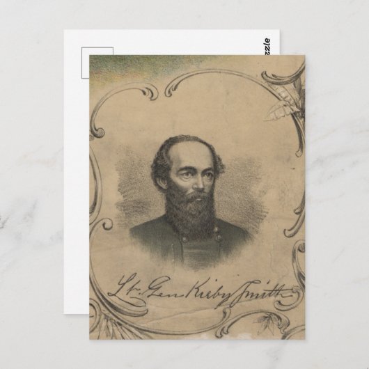 Edmund Kirby Smith Briefkaart (Voorkant / Achterkant)