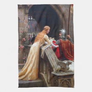 Edmund Leighton God Speed Theedoek