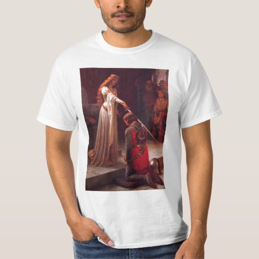 Edmund Leighton-The Accolade T-shirt (Voorkant)