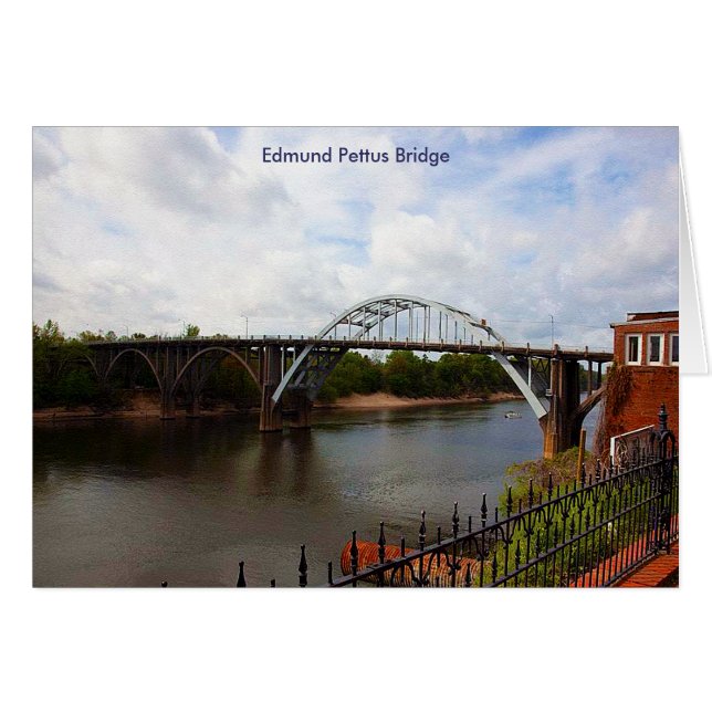 Edmund Pettus Bridge in Selma, Alabama (Voorkant Horizontaal)