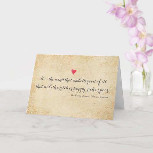 Edmund Spenser, 14e-eeuws Engels dichter, Kaart (Orchidee)