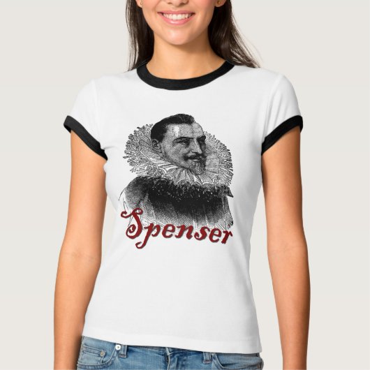 Edmund Spenser Etching T-shirt (Voorkant)
