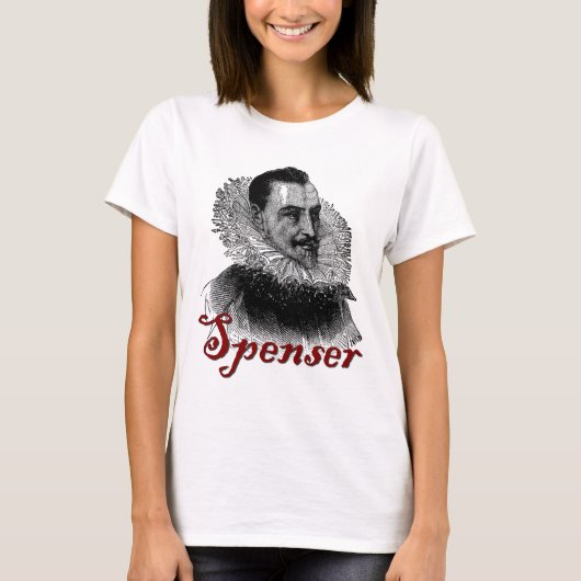 Edmund Spenser Etching T-shirt (Voorkant)