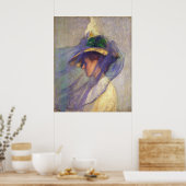 Edmund Tarbell - The Blue Veil Poster (Keuken)
