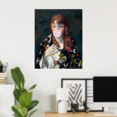 Edna blaast een roze kauwgom bubbel poster (Thuiskantoor)