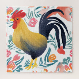 Edna de Haan | Waterverf Bloemenkip Legpuzzel