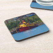 Edna G. set van 6 harde onderzetters van kunststof (Linkerzijde)