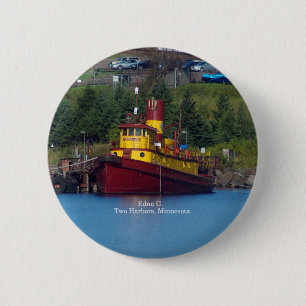 Edna G.-toets Ronde Button 5,7 Cm