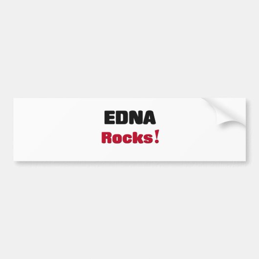 Edna Rocks Bumpersticker (Voorkant)