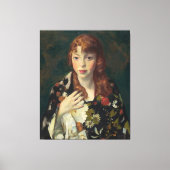 Edna Smith in een Japanse Wrap Canvas Afdruk (Voorkant)