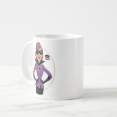 Edna sticker koffiemok (Voorkant links)