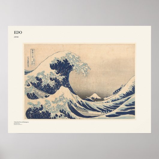 Edo Japan Kunstposter Poster (Voorkant)