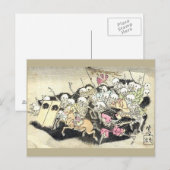 Edo-monsters  briefkaart (Voorkant / Achterkant)