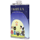 Edo-Neko's sneeuwviering Heupfles (Links)