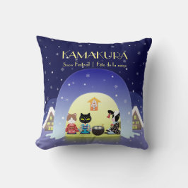 Edo-Neko's sneeuwviering Kussen