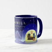 Edo-Neko's sneeuwviering Mok (Voorkant rechts)