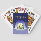 Edo-Neko's sneeuwviering Pokerkaarten (Achterkant)