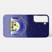 Edo-Neko's sneeuwviering Samsung Galaxy Hoesje (Achterkant horizontaal)
