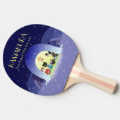 Edo-Neko's sneeuwviering Tafeltennisbatje (Zijkant)