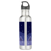 Edo-Neko's sneeuwviering Waterfles (Achterkant)