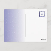 Edo-Neko's Snowy Celebration Standard Briefkaart (Achterkant)