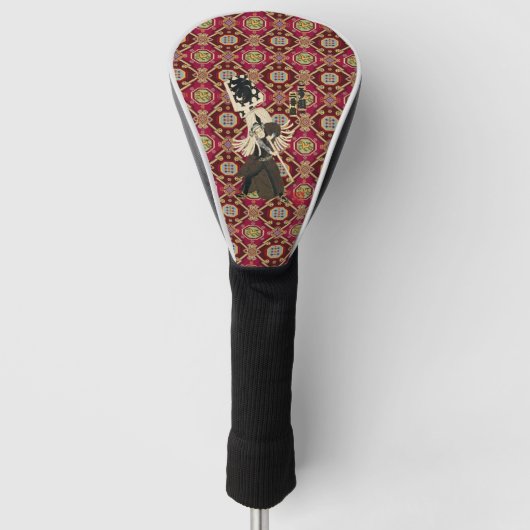 Edo no Hana Kodomo Asobi "Nibankumi-Sugumi" Golfheadcover (Voorkant)