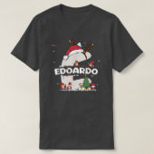 Edoardo Kerstmis Shirt met Edoardo Name voor grapp (Design voorkant)