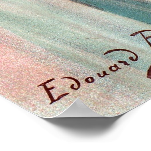 Edouard Bisson The Fiancée Poster (Hoek)