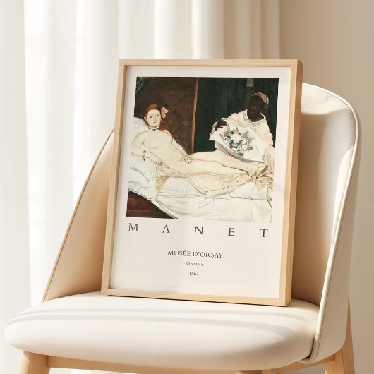 Edouard Édouard Manet Olympia 1863 Art Print