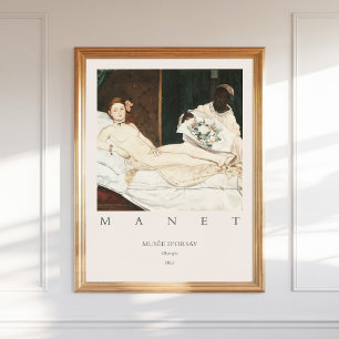 Edouard Édouard Manet Olympia 1863 Art Print
