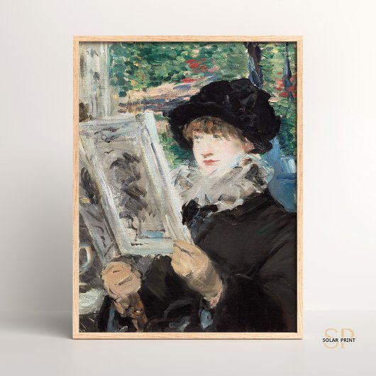 Edouard Édouard Manet Vrouw lezen Schilderkunst Poster