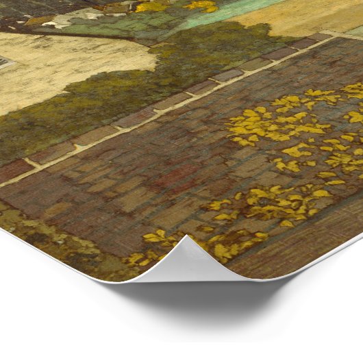 Édouard Jean Vuillard Window met uitzicht op de Bo Poster (Hoek)