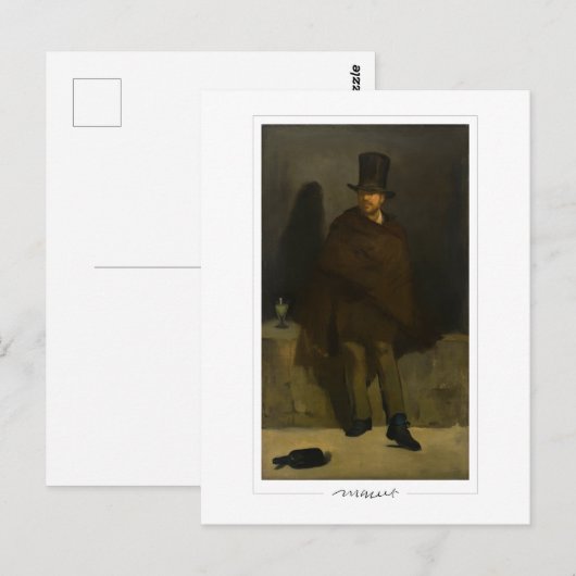 Édouard Manet #130 - Fine Art Briefkaart (Voorkant / Achterkant)