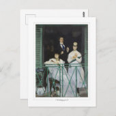 Édouard Manet #188 - Fine Art Briefkaart (Voorkant / Achterkant)