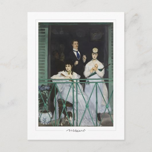 Édouard Manet #188 - Fine Art Briefkaart (Voorkant)