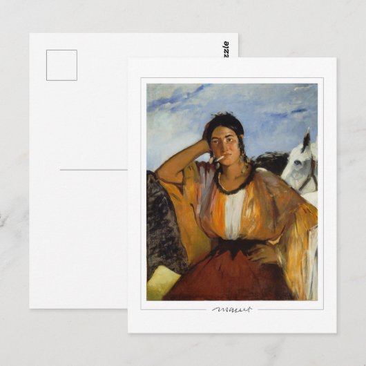 Édouard Manet #199 - Fine Art Briefkaart (Voorkant / Achterkant)