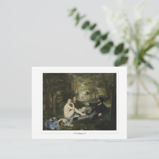 Édouard Manet #213 - Fine Art Briefkaart (Staand voorkant)