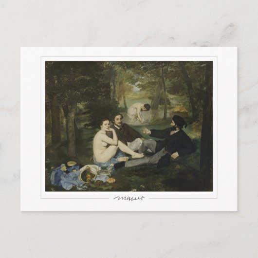 Édouard Manet #213 - Fine Art Briefkaart (Voorkant)