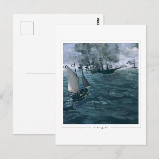 Édouard Manet #94 - Fine Art Briefkaart (Voorkant / Achterkant)