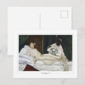 Édouard Manet #98 - Fijne Kunst Briefkaart (Voorkant / Achterkant)