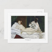 Édouard Manet #98 - Fine Art Briefkaart (Voorkant / Achterkant)