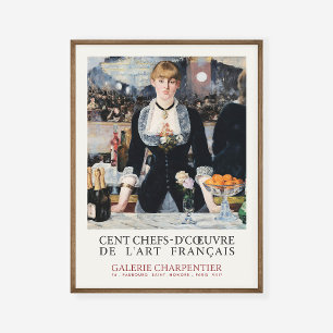 Edouard Manet A Bar bij Folies-Bergere Fine Art Poster