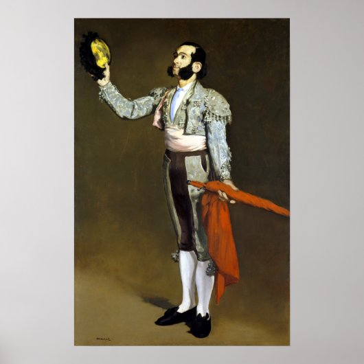 Édouard Manet A Matador Poster (Voorkant)