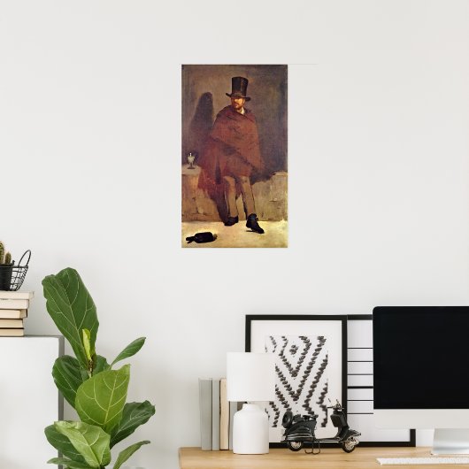 edouard Manet - Absinthe Drinker Poster (Thuiskantoor)