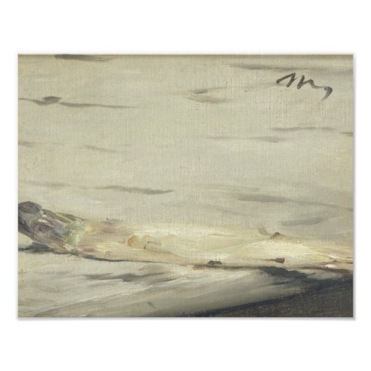 Edouard Manet - Asparagus Foto Afdruk (Voorkant)