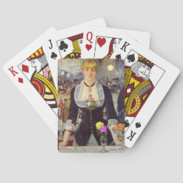 Edouard Manet "Bar bij de Folies Bergere P Pokerkaarten