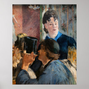 Edouard Manet - Barmeid Bedient Bier Poster