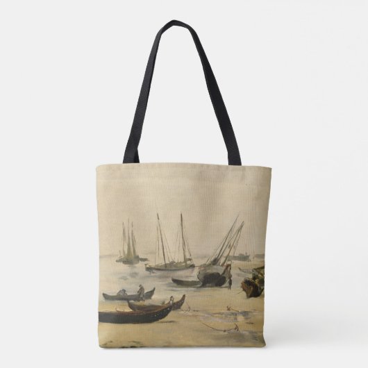 Edouard Manet | Beach, Low Tide Tote Bag (Achterkant)